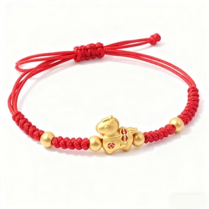 【中国直邮】 HSPM 马年手链 本命年福马红绳编织手链 马上有钱 马上有钱编织红绳F 1条装