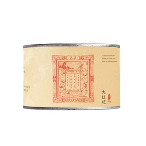 Junmei  Da Hong Pao Wuyi Oolong Tea Low Fire Roasting Rock Tea Tin 50g