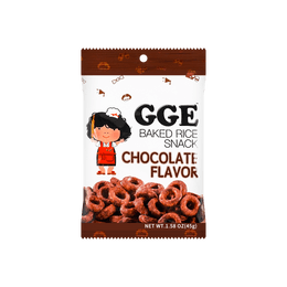 GGE Baked Rice Snack Chocolate Flavor 45g