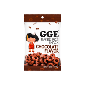 GGE Baked Rice Snack Chocolate Flavor 45g