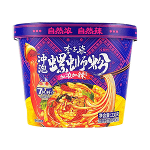 李子柒 沖泡螺螄粉 加濃加辣風味 桶裝 230g【7包料自然濃辣】