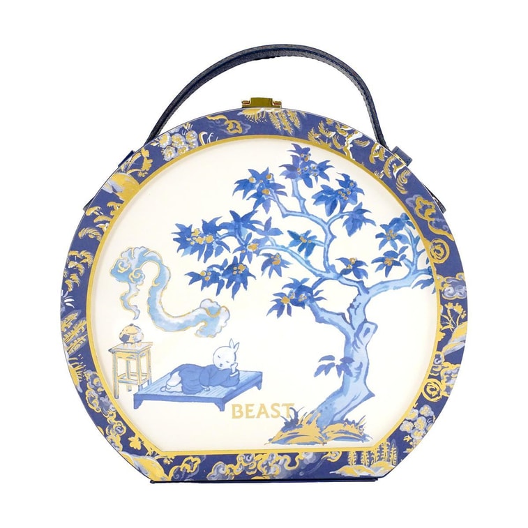 달콤한 계화 트리플 노트 문 선물 상자 행운 양초 세트, 말띠 해 선물 세트 8