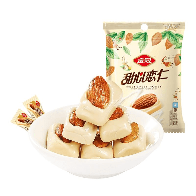 [중국 직배송] 킹크라운 아몬드맛 밀크캔디 468g*1봉