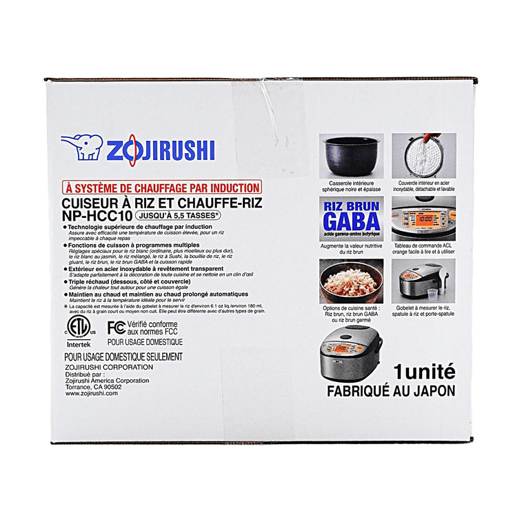 【Low Price Guarantee】Induction Heating System Rice Cooker And Warmer, 33.81 fl oz, 5.5 Cup, Stainless Dark Gray, NP - HCC10 9