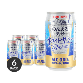 와인향 탄산음료 유산균향, 11.83 fl oz *6【6팩】【설탕 0칼로리】