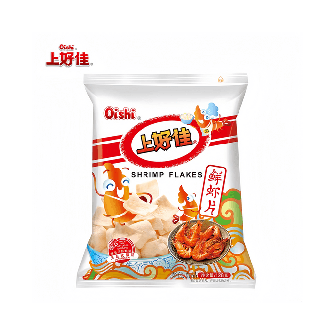 새우 플레이크 오리지널, 4.5 oz【클래식 바삭한 새우 크래커】