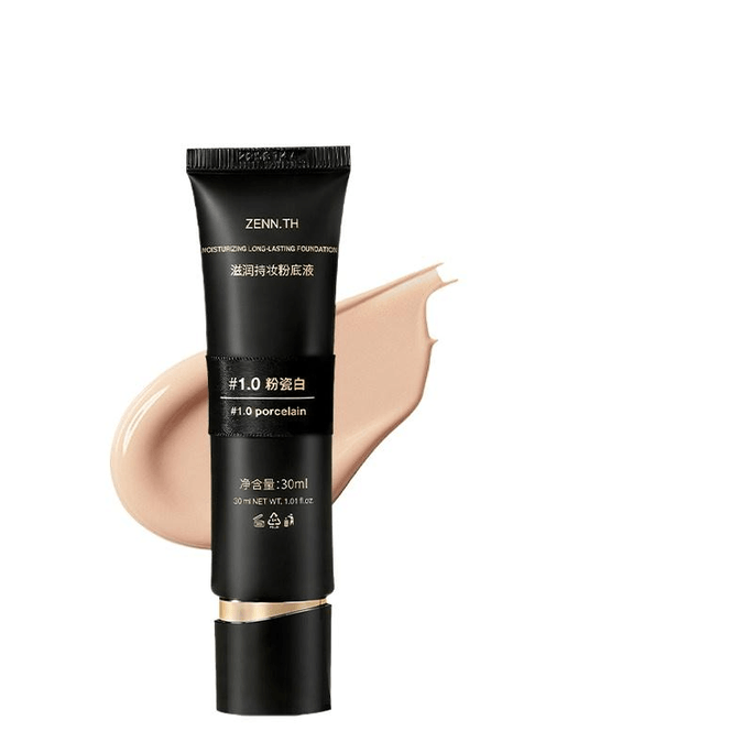 Moisturizing Long-Wearing Foundation Liquid For Dry Skin Concealer 01 * 1 Piece