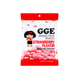 Strawberry Flavor Baked Rice Snack, 1.41oz【New flavor】