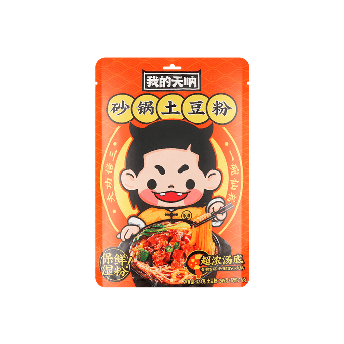 Spicy Potato Noodles - in Extra Thick Sauce, 11.39oz