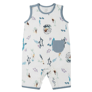 加拿大 Nest Designs 婴儿无袖连体衣竹皮马棉水花飞溅12-18个月