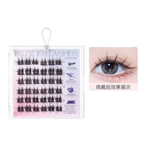 Self Adhesive False Eyelashes - Ear Of Wheat 1Pc