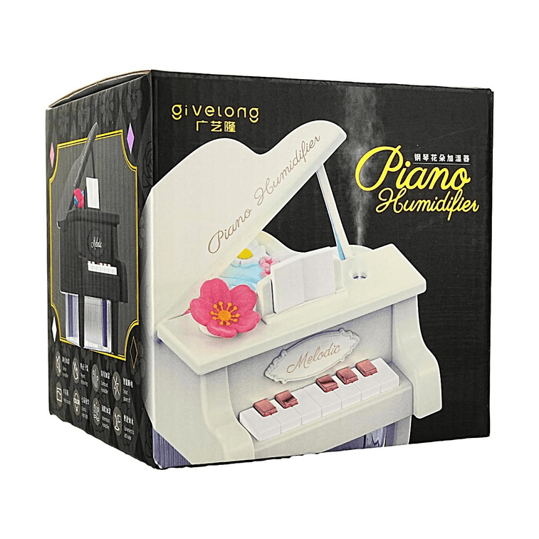 ピアノ型加湿器／USBインターフェース／ピンク／13.1×12.8×11.8cm 5