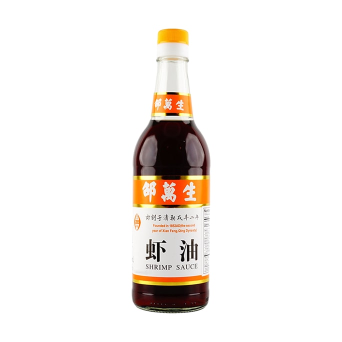 邵万生 虾油 海味拌面炒菜 海鲜调味料 500ml