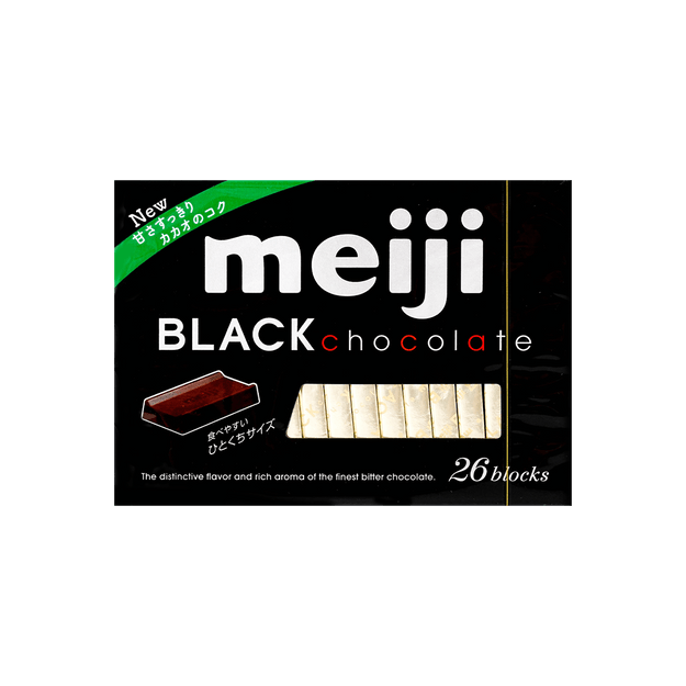 商品详情 - 日本MEIJI明治 钢琴黑巧克力 26枚入 - image  0