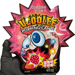 UCOOLEE Popping Candy Strawberry Flavor 30g