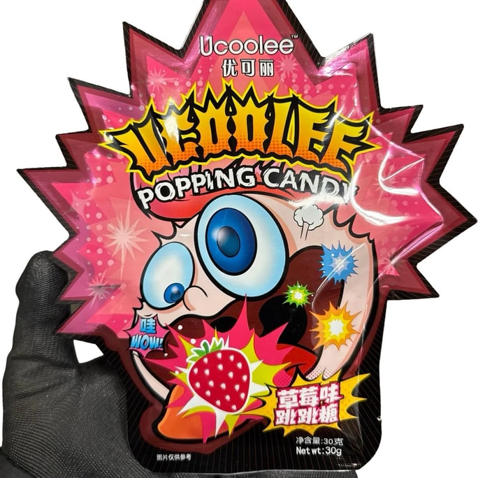 UCOOLEE Popping Candy Strawberry Flavor 30g