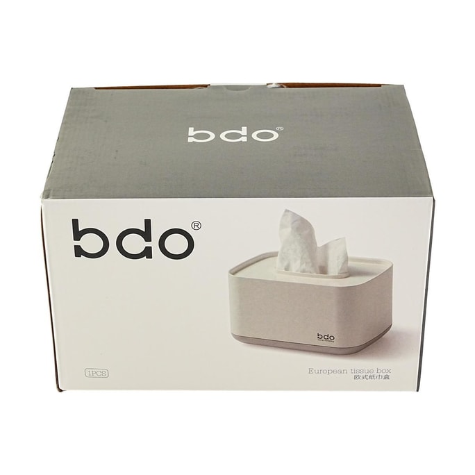 BDO 欧式纸巾盒 客厅轻奢风抽纸盒 桌面家用餐巾纸盒