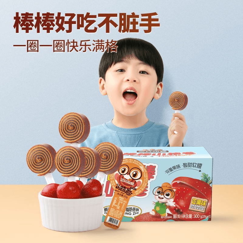 三只松鼠 棒棒山楂芒果味芒果味【内6包】约120g*1袋