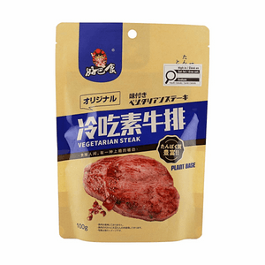 好巴食 冷吃素牛排 100g【植物基】【Q弹有嚼劲】