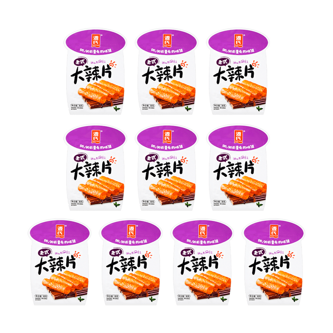 Traditional Spicy Beancurd Slice 30g*10【Value Pack】