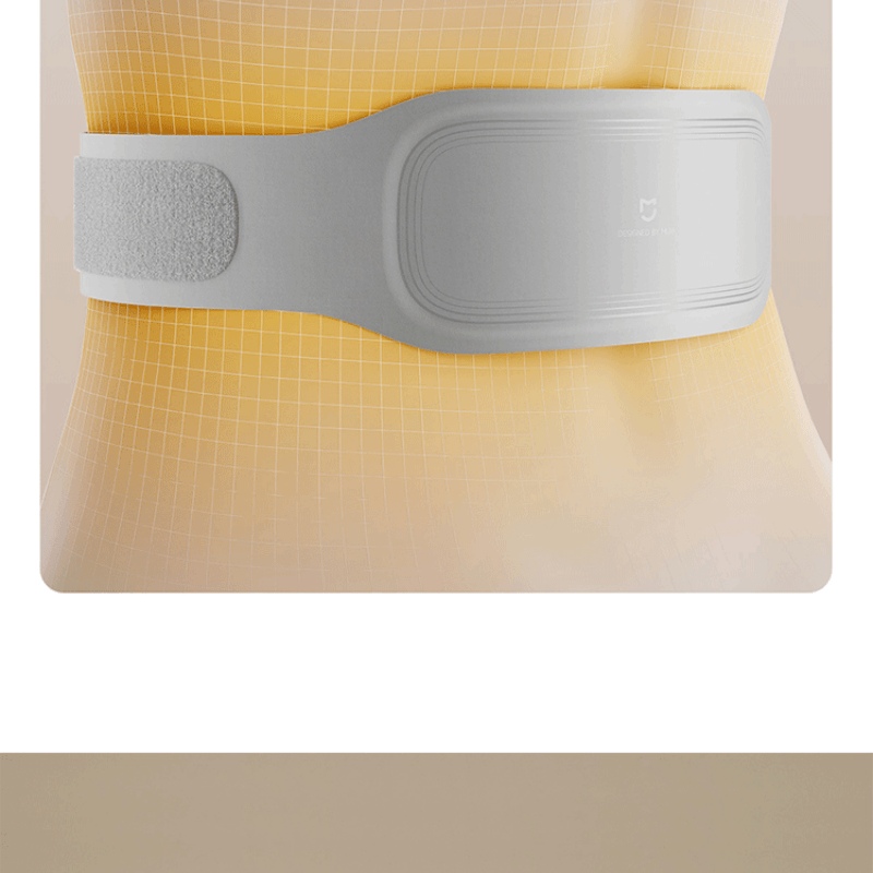 【中國直郵】 小米 米家智慧腰部按摩儀EMS版中頻脈衝舒緩緩痛恆溫熱敷透氣親膚 一個裝 白