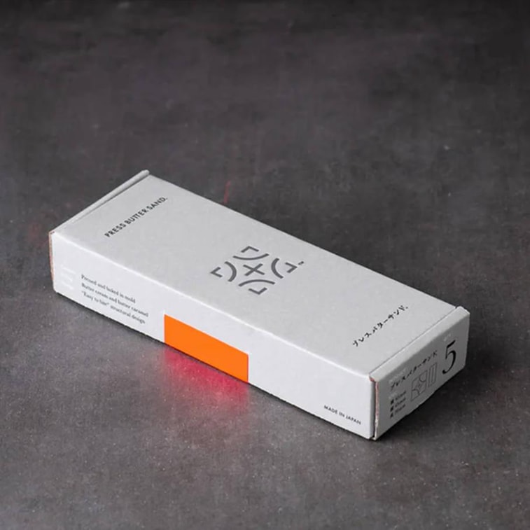 日本PRESS BUTTER SAND 白桃奶油夾心餅乾禮盒 5枚入【日式奶油曲奇】【精緻甜點伴手禮】【20天短保】 10