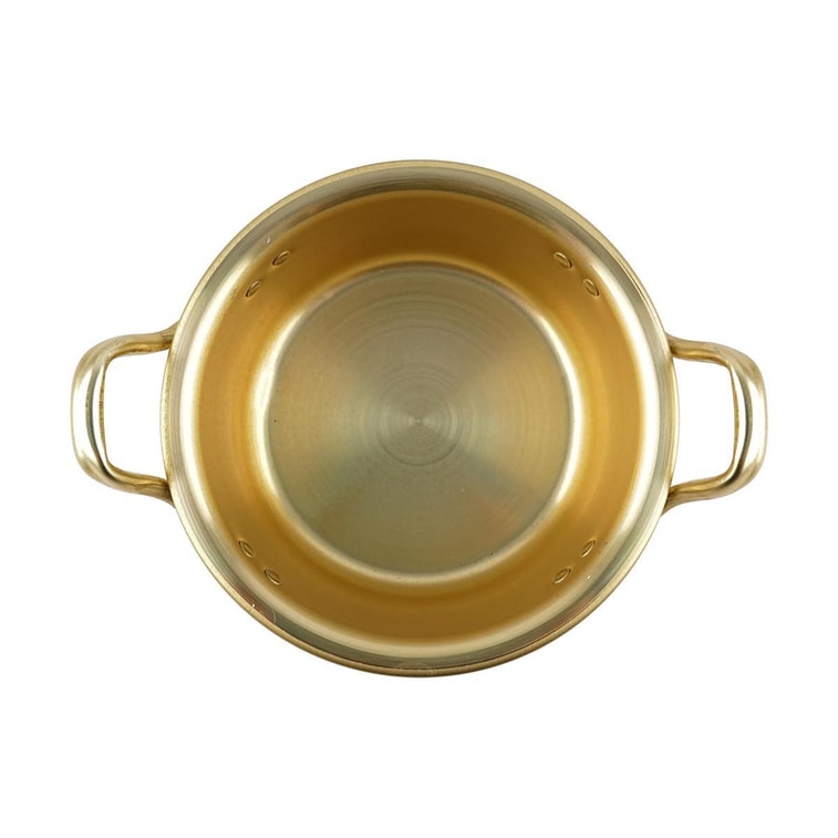 韓式泡麵碗泡麵鍋 雙耳煮鍋黃鋁鍋 16cm 韓國製造 7