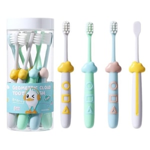 Children's Toothbrush 3-12 Years Old Baby Clean Teeth Soft Bristles Munchkin Teeth Care 8pcs Set