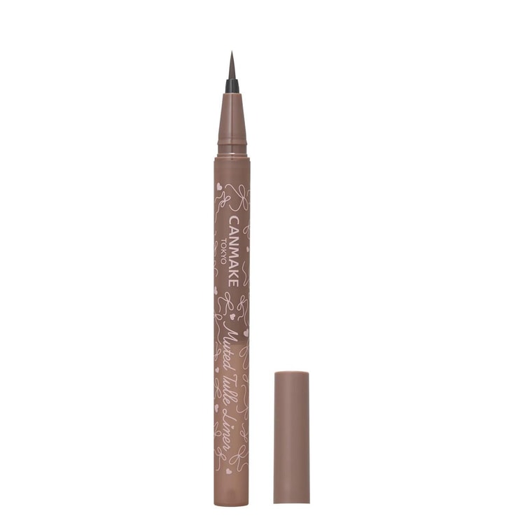 Muted Tulle Liner #02 Sheer Brown, 0.017 fl oz【Fini mat naturel】 3