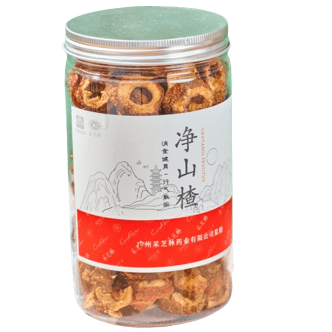 Chinese Dried Seedless Hawthorn Slices Soaked In Water And Tea Refreshing And Appetizing 200g/can