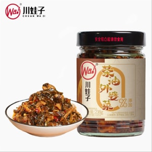 【中国直邮】 川娃子 茶油外婆菜238g*1瓶