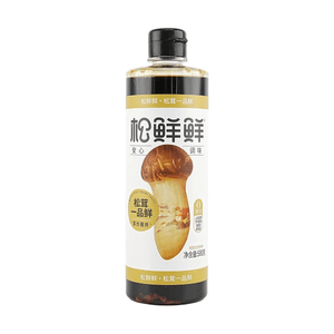 松鲜鲜 松茸一品鲜 酱油调味汁  580g【0添加0蔗糖生抽】