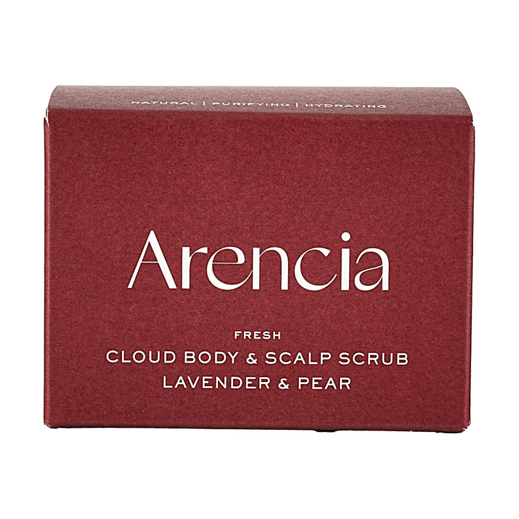 Fresh Cloud Scrub For Body & Scalp French Sea Salt Physical Exfoliation Lavender & Pear Scent Cloud Scrub, 9.17 oz 6