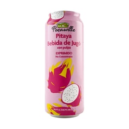 펄프가 들어간 갓 짜낸 드래곤 프루트 주스, 16.5 fl oz