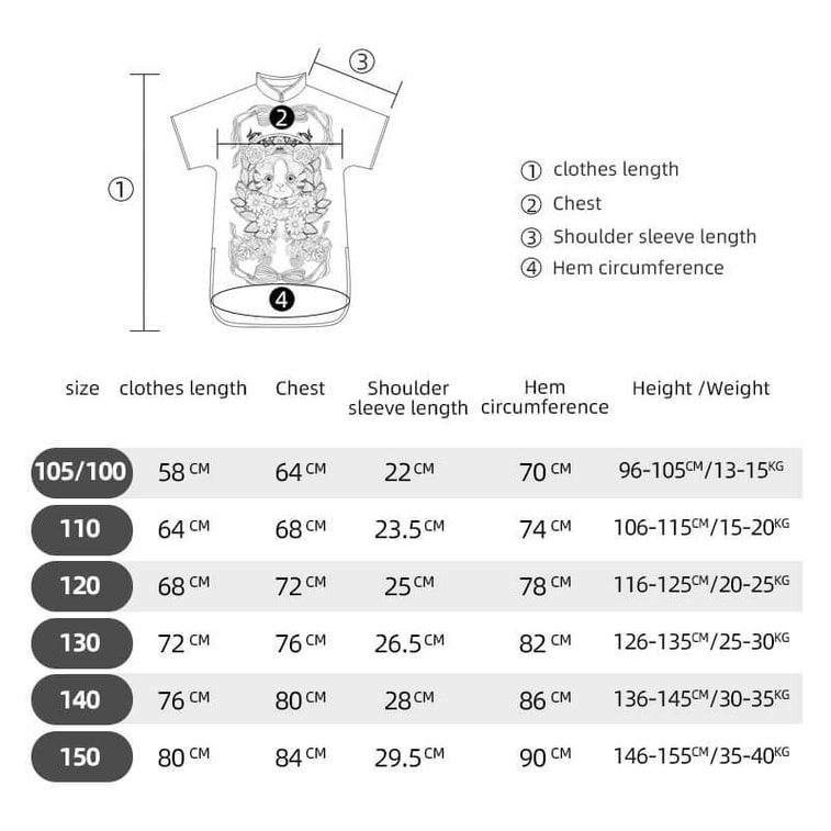 【中國直郵】年衣童裝女童旗袍連身裙夏裝兒童中國風童謠裙 晚波藍 140CM 5