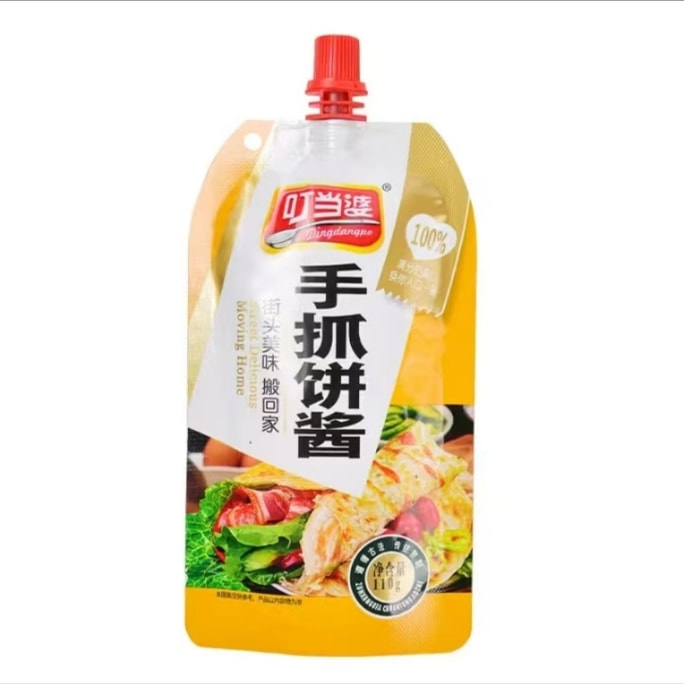 Hand-Grasped Pancake Sauce, Homemade Sauce For Fragrant Pancakes, Egg Pancakes, Grilled Cold Noodles, And Mixed Noodles Sauce, 110g*1 Pack