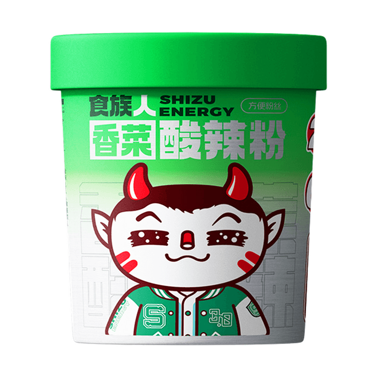 食族人 香菜酸辣粉 沖泡免煮米粉米線 136g【獨特工藝保留特有清香 兩包香菜雙倍滿足】 4