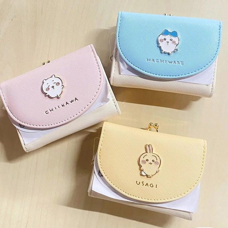 Chiikawa Small Wallet - Blue Hachi 1Pc - Yami.com