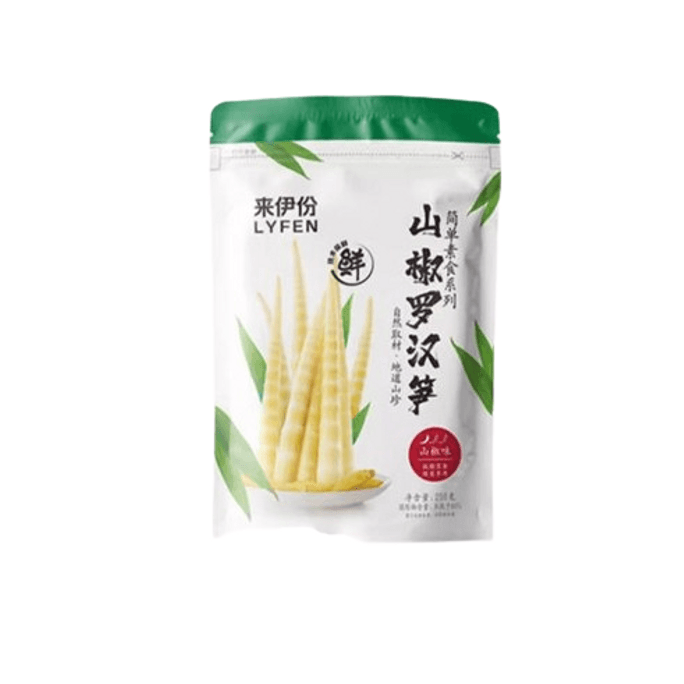 Mountain Pepper Luo Han Bamboo Shoots With Pickled Pepper Dried Bamboo Shoots 250G