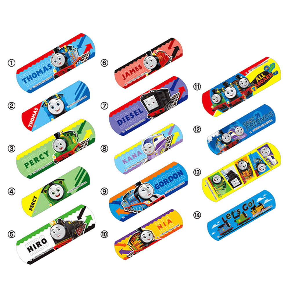 BANDAI Bandai||Double Size Children's Band-Aid||Thomas the Train