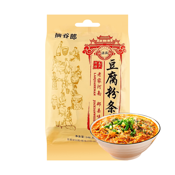 摘谷郎 豆腐粉条菜 148.5g【正宗河南特产豆腐菜】【 爽口弹牙】