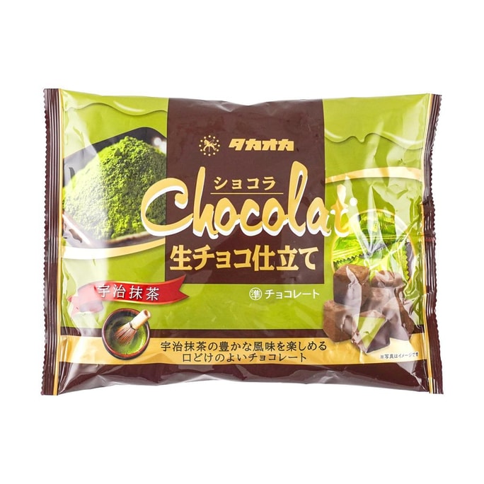 日本TAKAOKA高冈食品 宇治抹茶生巧克力 135g