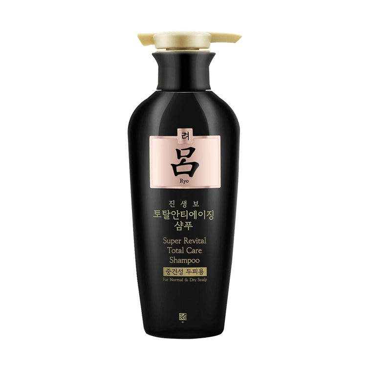 韩国RYO吕 黑色参宝抗老化防脱发 中/干性发质适用 洗发水x2瓶+护发素x1瓶【黑吕超值400ml*3瓶装】 7