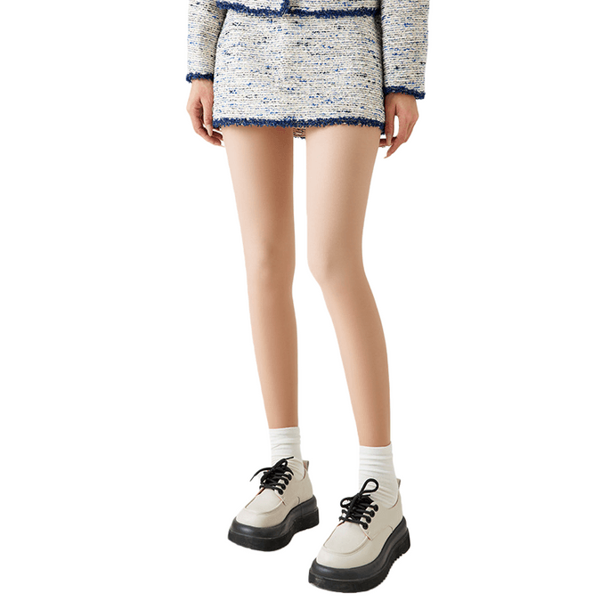 Bare Leg Artifact Nude Velvet Leggings Pantyhose Natural Skin Color 480D 2 Pairs