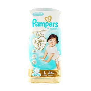 팸퍼스 헬프 레벨 1 유니버셜 베이비 러닝 팬츠 풀업 팬츠 L 사이즈 9-14kg 36개
