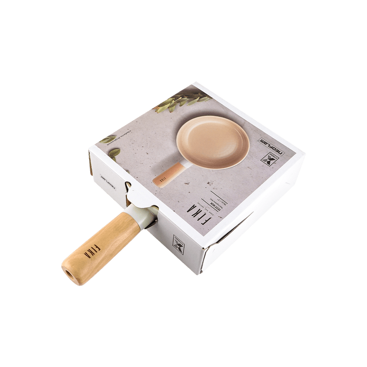 Fika 7인치 베이비 웍 팬 (나무 손잡이, 18cm) 5