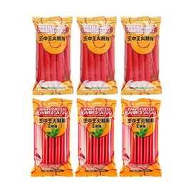 YAUSEN 王中王火腿肠 鸡肉香肠+玉米香肠 331g*6包【2种口味6包组合装】【USDA认证】【夜宵泡面搭子】