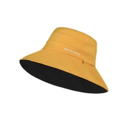 Defender Microfiber Reversible Folding Bucket Hat Black/Yellow
