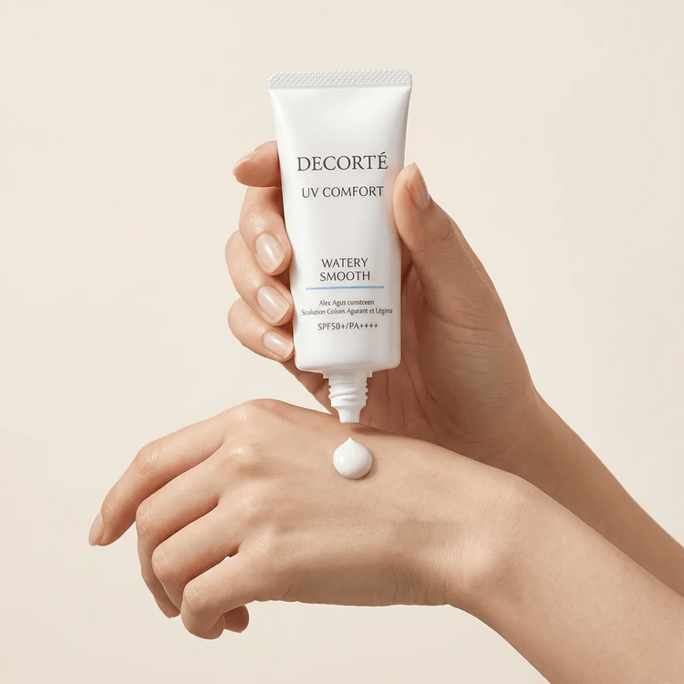 COSME DECORTE Sun Shelter Multi Protection Watery Smooth, SPF50+
