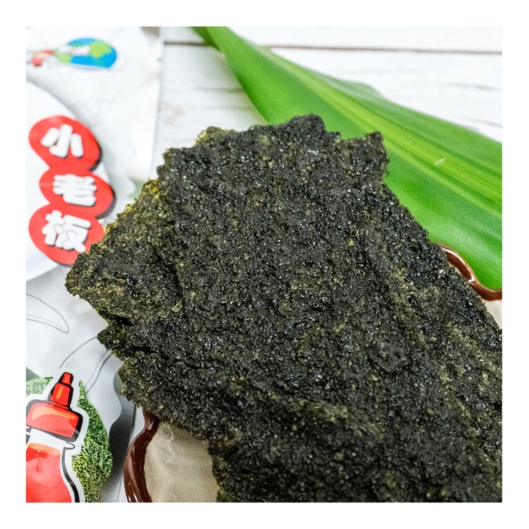 泰國小老闆 厚片脆皮苔 是拉差香辣味 32g 4